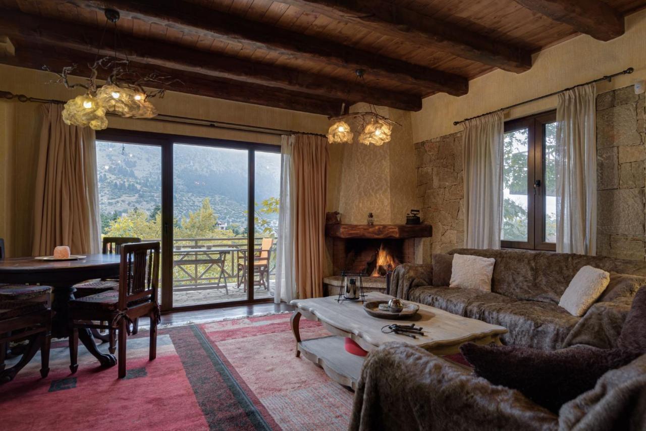 Parnassus Dreamwood Chalet Eptalofos Luaran gambar