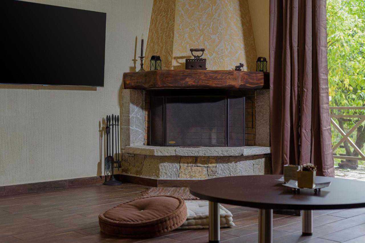 Parnassus Dreamwood Chalet Eptalofos Luaran gambar
