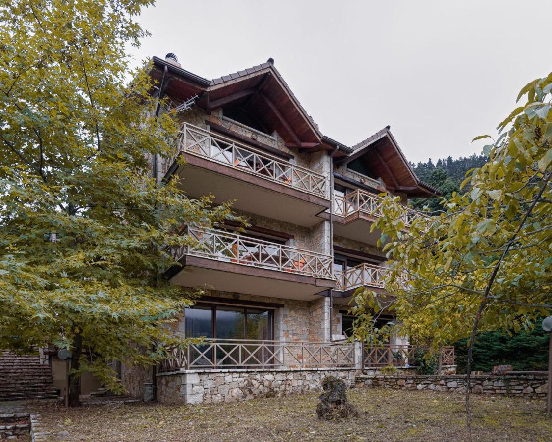 Parnassus Dreamwood Chalet Eptalofos Luaran gambar