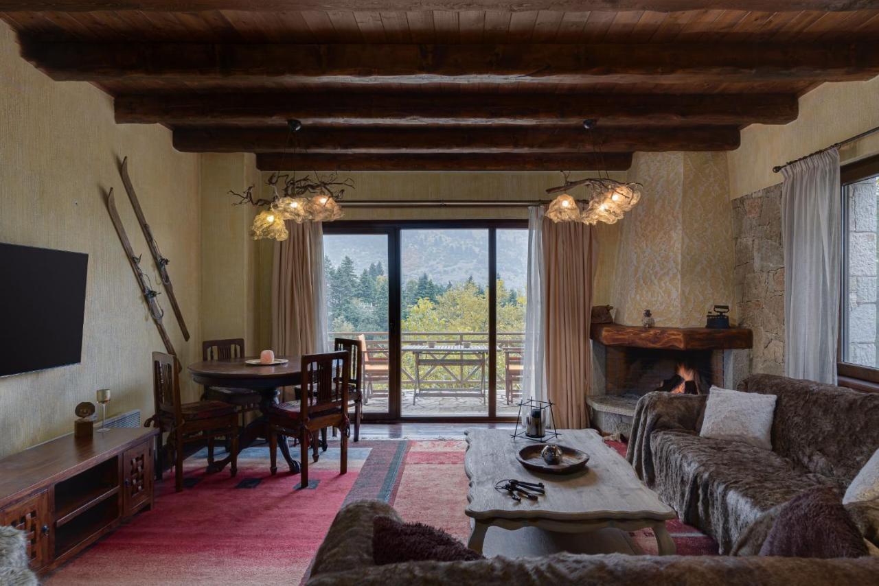 Parnassus Dreamwood Chalet Eptalofos Luaran gambar