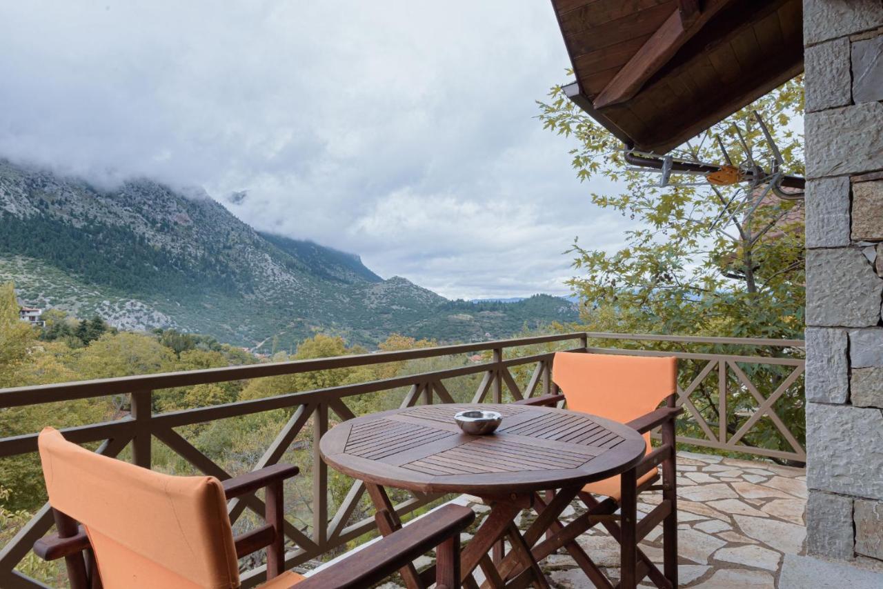 Parnassus Dreamwood Chalet Eptalofos Luaran gambar